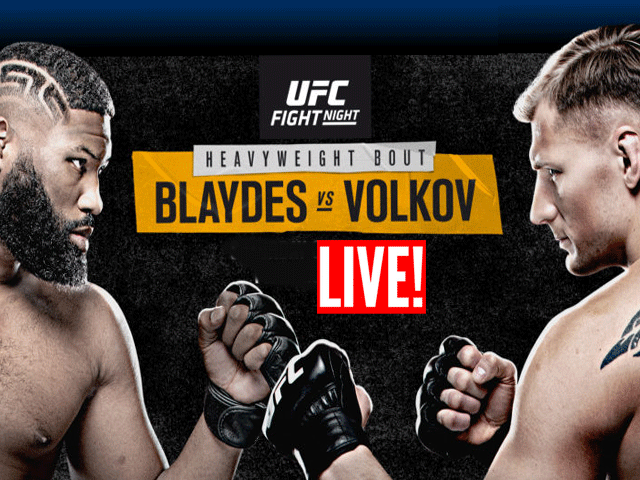 UFC Fight Night: Blaydes vs Volkov 20 juni live kijken op TV