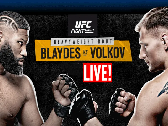UFC Fight Night: Blaydes vs Volkov 20 juni live kijken op TV