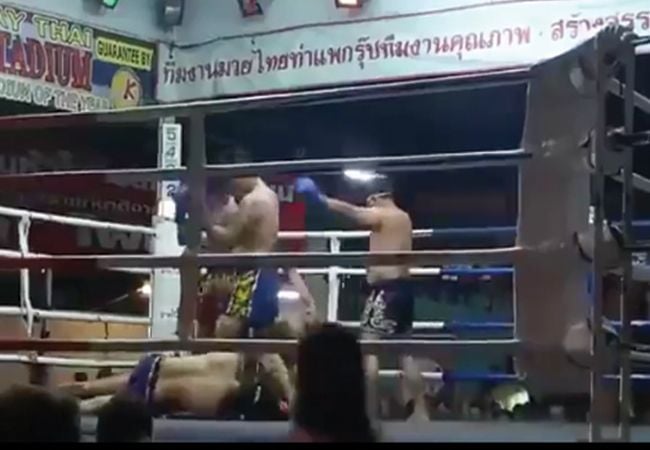 VIDEO: Nieuwe rage met een groep geblinddoekt Muay Thai vechten, sla er maar op los!