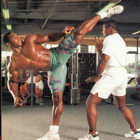 Vechtsporter vergeet je spieren niet te trainen!