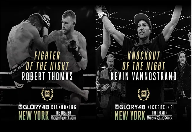 Thomas en Vannostrand winnen GLORY 48 bonusprijzen