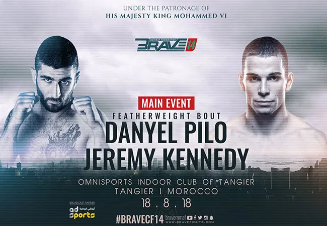 Jeremy Kennedy maakt Brave Combat Federation debuut in Marokko