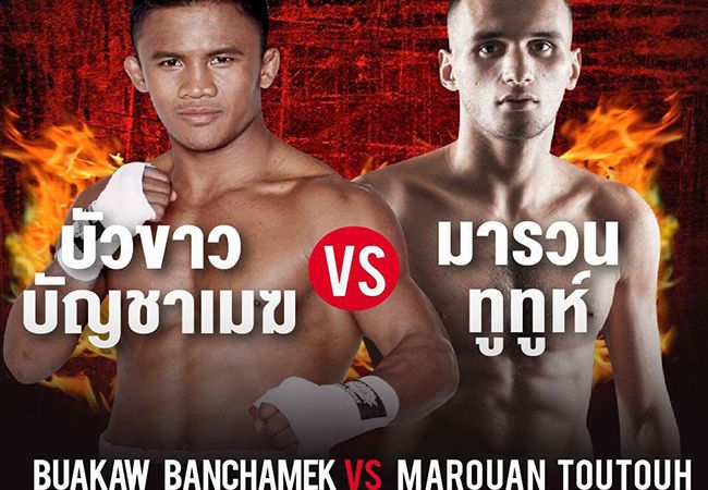 Marouan Toutouh de ring in tegen Buakaw Banchamek op Kunlun Fight 67