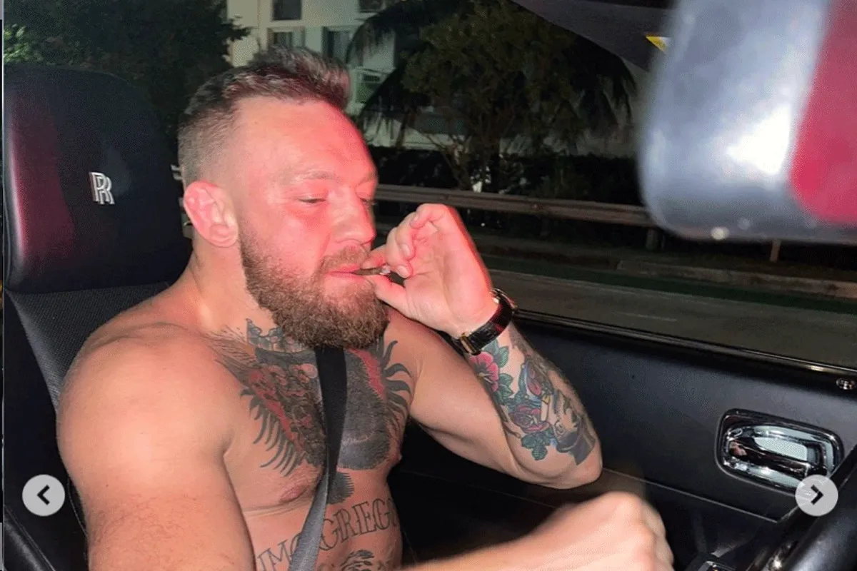 Stoned als een garnaal! McGregor schept op over rijkdom