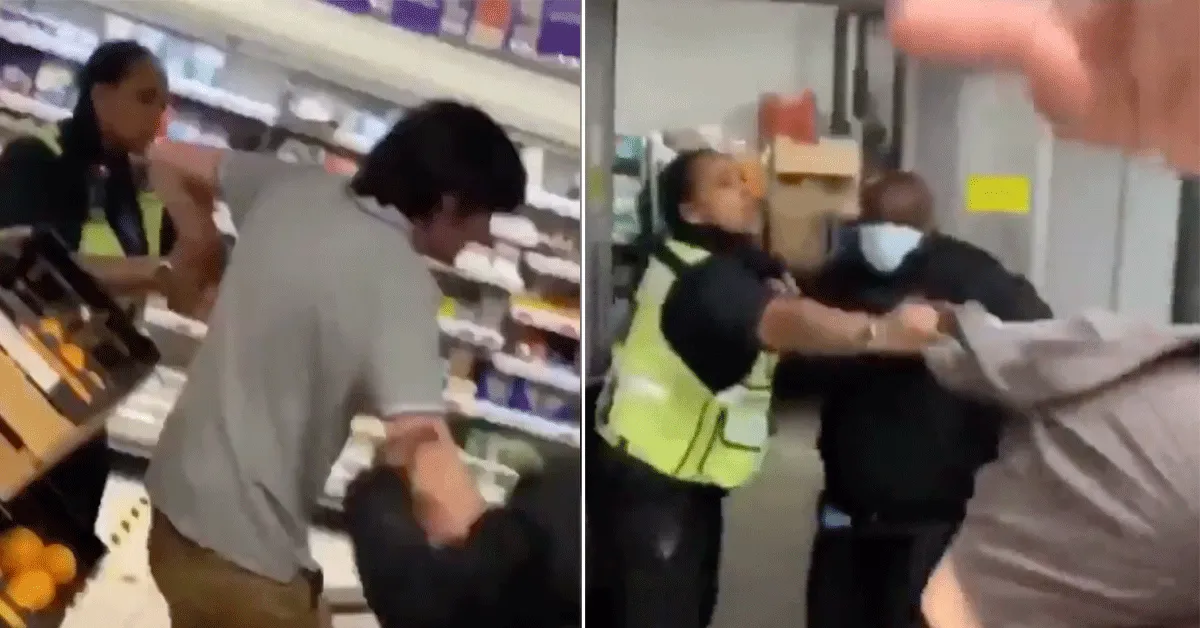 Dakloze mept beveiligers in de rondte! 'Harry was het zat' (video)