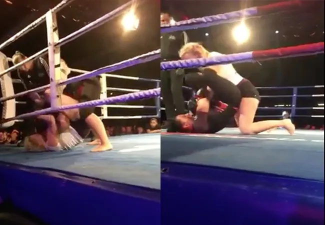 VIDEO: Cindy Dandois overheerst Hatice Ozyurt op Battle Under The Tower