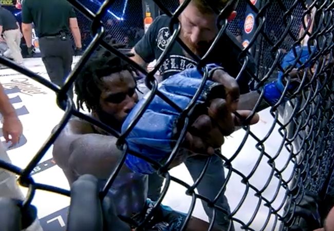 Bellator vechter keert na verlamming terug in de kooi (video)