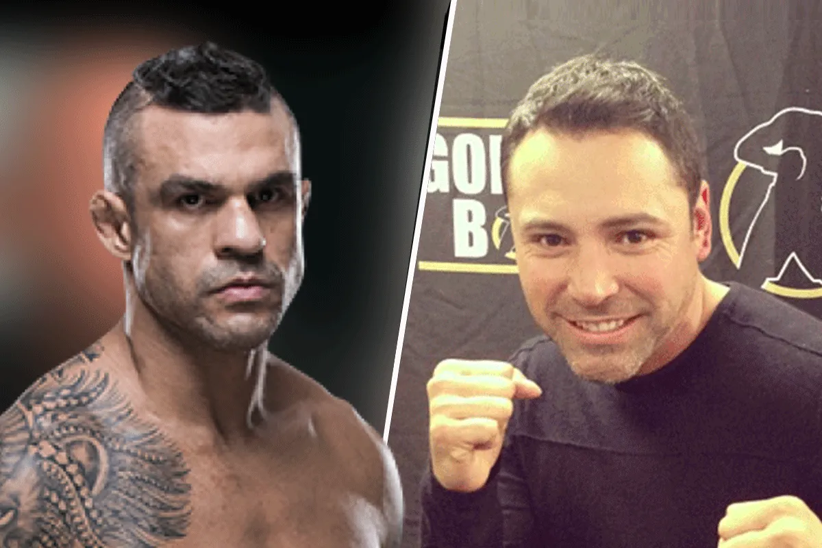 Bokswedstrijd De La Hoya vs. Belfort profwedstrijd! Geen demo