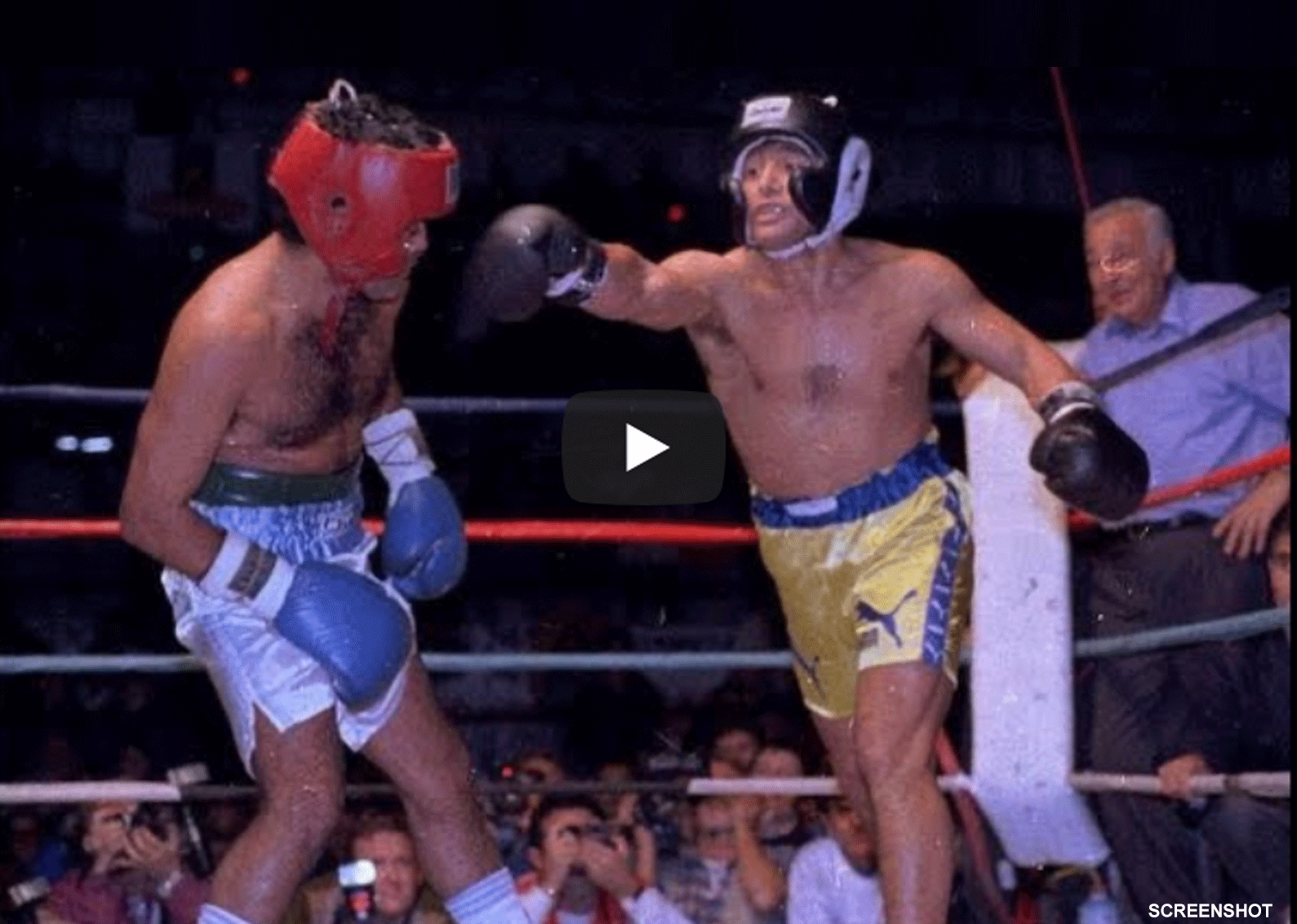 ICOON: De dag dat Diego Maradona in een bokswedstrijd vocht (video)