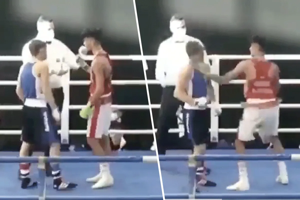 'Huftertje!' Bokser MEPT na verlies rivaal kapotte wang (video)