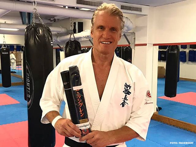 Rocky acteur Dolph Lundgren haalt 4e Dan kyokushin karate
