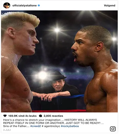 Sylvester Stallone Post Cryptisch Bericht "Ivan Drago" Terug In Creed 2