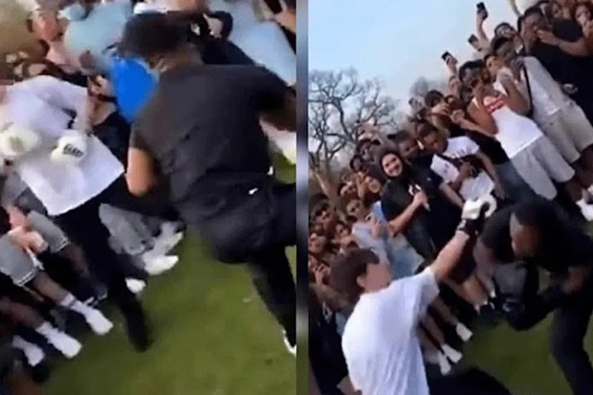 ? Meer dan 100 dronken studenten bij illegale bokswedstrijd in park