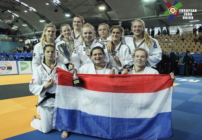 EK Judo junioren in Slovenië levert Nederland zilver op!