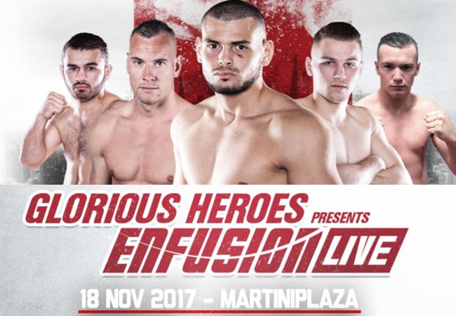 Kijk Live naar Enfusion Glorious Heroes zaterdag 18 November 2017