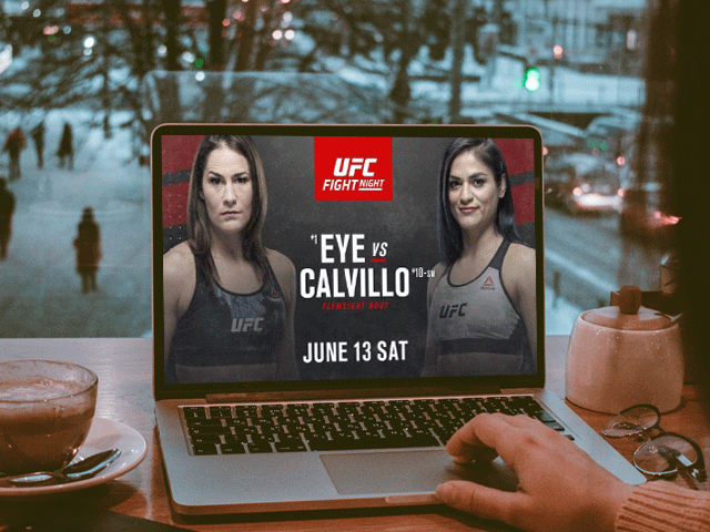 UFC FIGHT NIGHT 172: Eye vs Calvillo zaterdag 13 juni 2020 live tv en livestream kijken