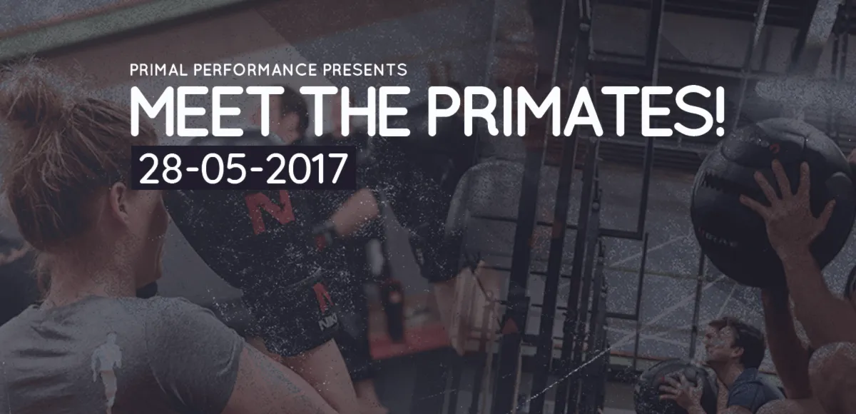 MEET THE PRIMATES VOEDING CROSSFIT & VECHTSPORT WORKSHOPS