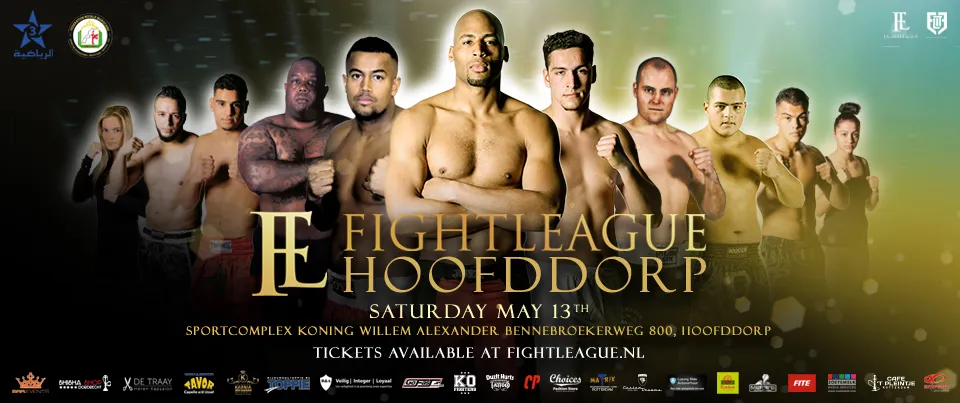 FIGHT-LEAGUE 13 MEI HOOFDDORP MET SANTINO VERBEEK