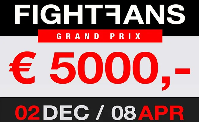 OPROEP: Doe mee aan de Fight Fans Grand Prix