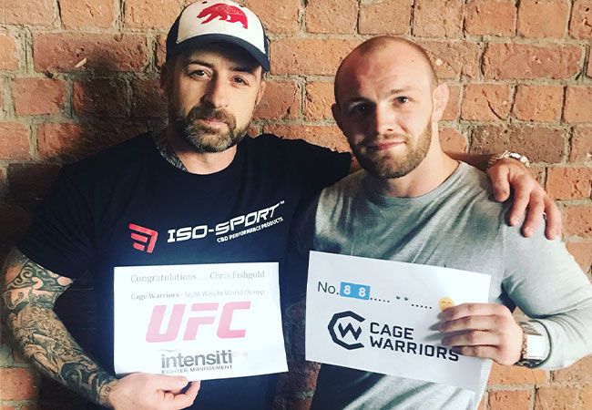 Cage Warriors lichtgewicht kampioen Chris Fishgold tekent bij de UFC