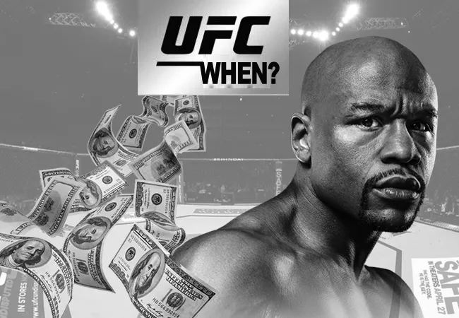 Floyd Mayweather met Dana White in gesprek over een gevecht bij de UFC