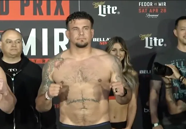 Bare Knuckle organisatie strikt UFC Kampioen Frank Mir