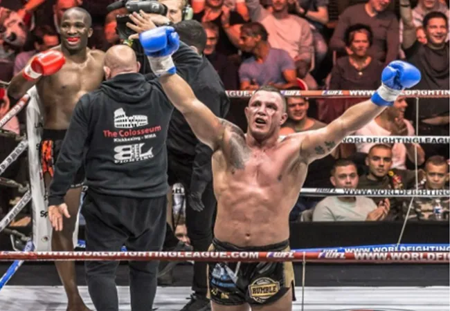 Kickbokser Fred Sikking: 'ik heb geen angst voor de tegenstander'