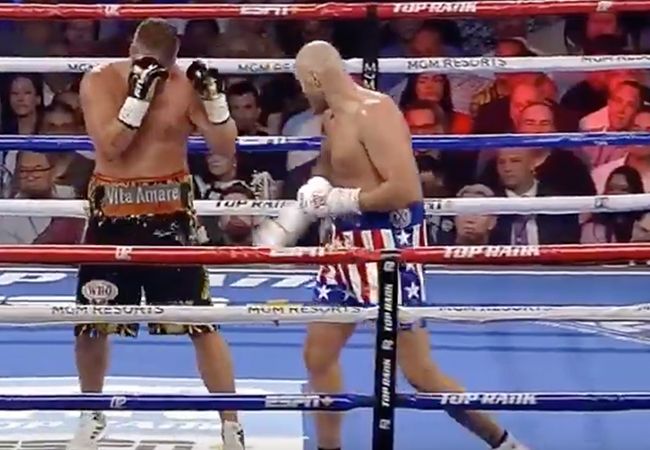 VIDEO: Tyson Fury snel klaar met tegenstander Tom Schwarz