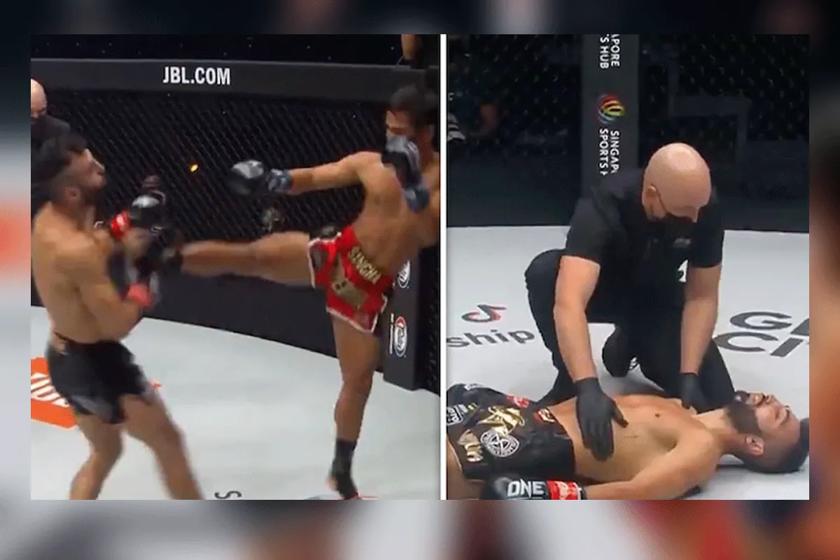 Operatie! 'KO getrapte' kickbokser Petrosyan zwaar gehavend