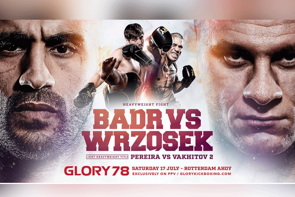 Glory pakt uit: 3 titelgevechten tijdens evenement op 17 juli