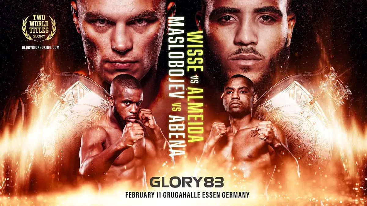 Live uitslagen Glory 83 Kickbokswedstrijden