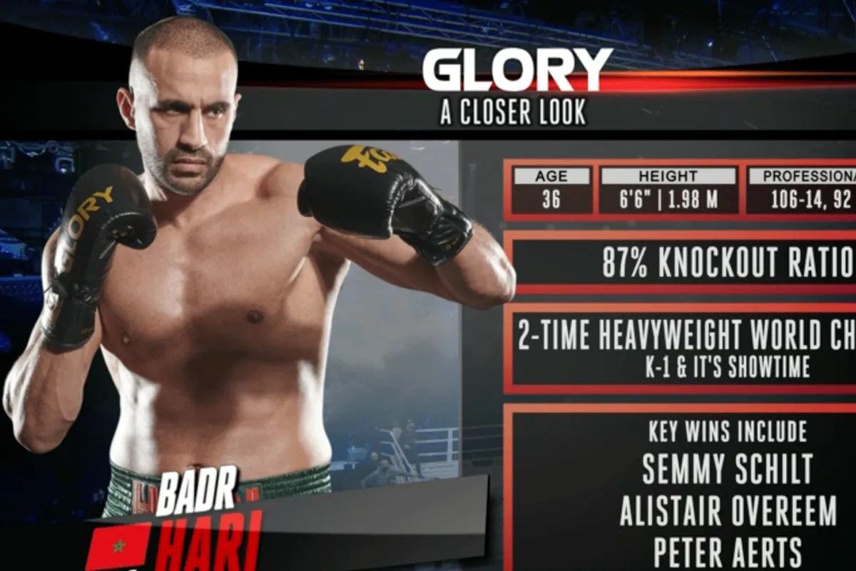 GLORY Badr vs Benny event verkoopt record aantal online Pay Per View streams