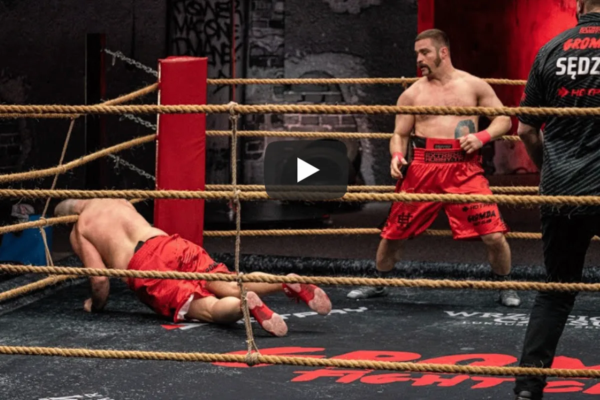 Vette knock-outs tijdens Bare Knuckle evenement in Polen (video)