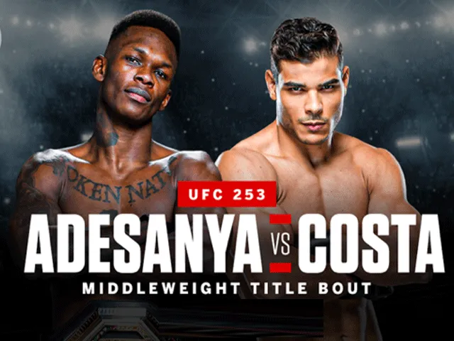 UFC 253 Titelgevecht: Israel Adesanya vs. Paulo Costa