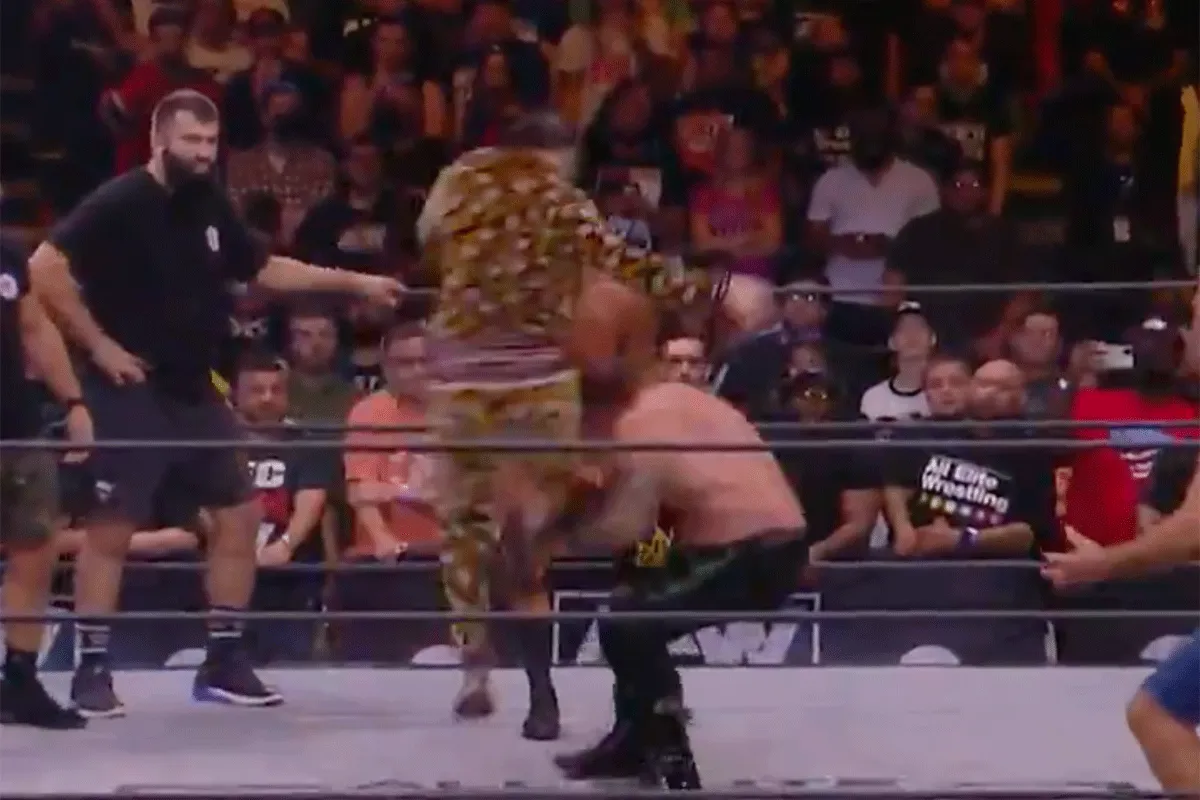 UFC'er Masvidal KO'd worstelicoon Chris Jericho met vliegende knie