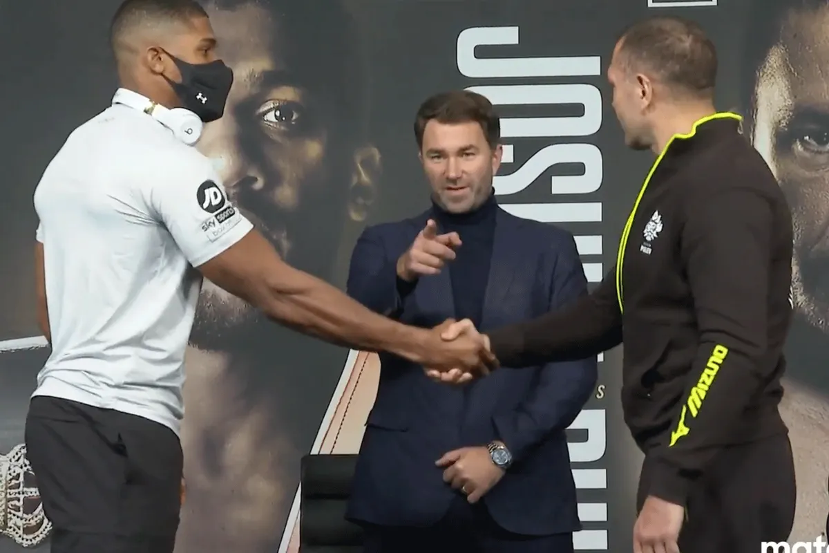 Joshua en Pulev oog in oog: 'Die knock-out gaat vallen'