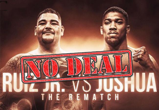 Kink in de kabel: Rematch Anthony Joshua en Andy Ruiz in gevaar
