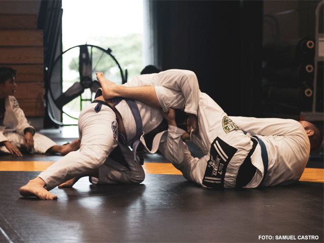 Grond technieken veroveren het judo