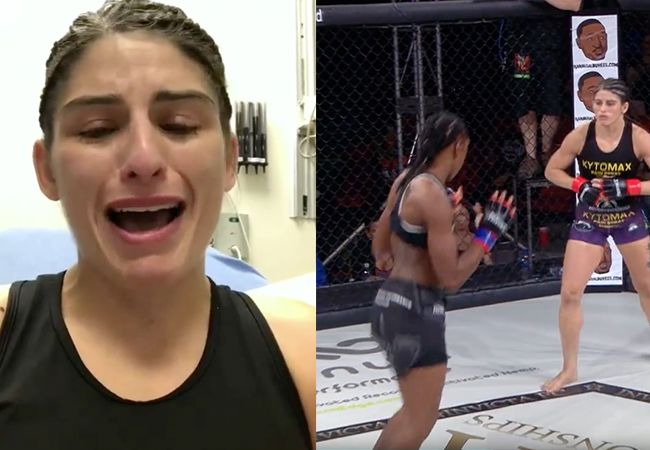 Schokkende videobeelden van MMA vechter Julia Avila's blessure!
