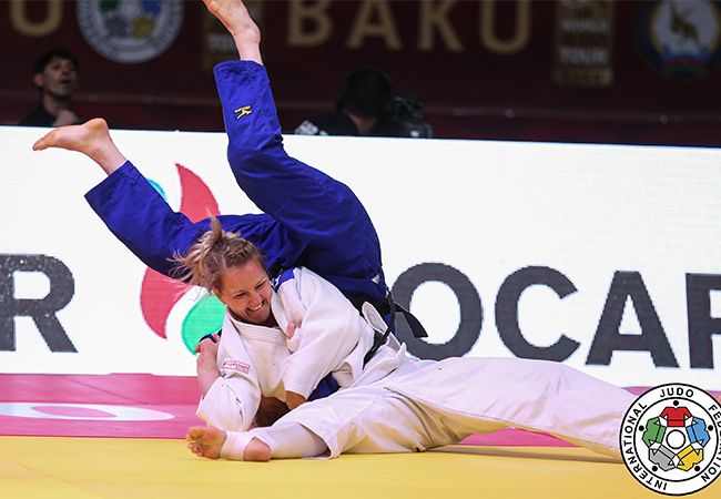 Judoka Juul Franssen vijfde bij Masters, na verlies tegen Olympisch kampioene