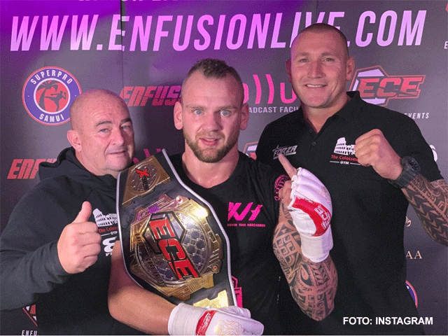 GLORY Kickbokser Kevin van Heeckeren pakt wereldtitel in MMA debuut