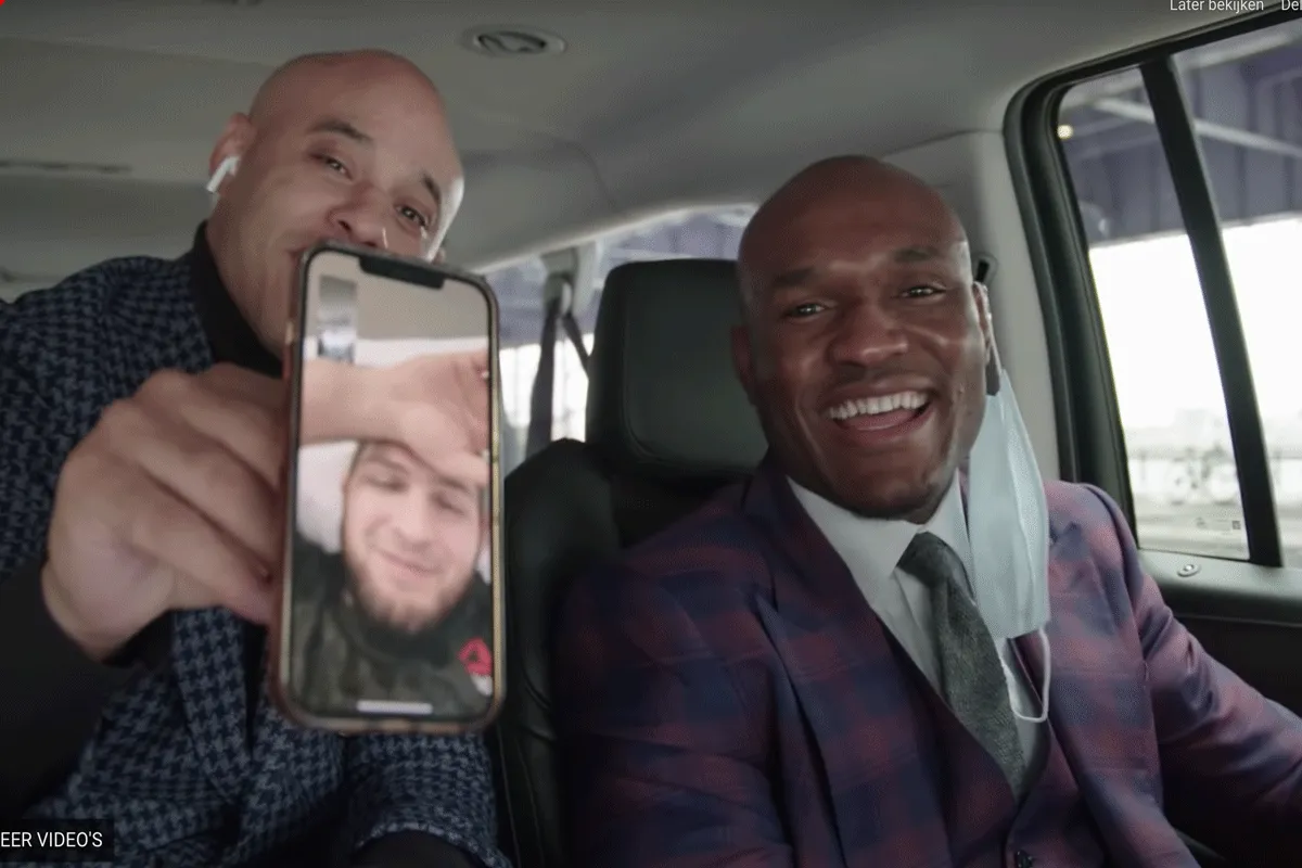 'Sla hem kapot!' Khabib geeft Kamaru Usman opdracht (video)