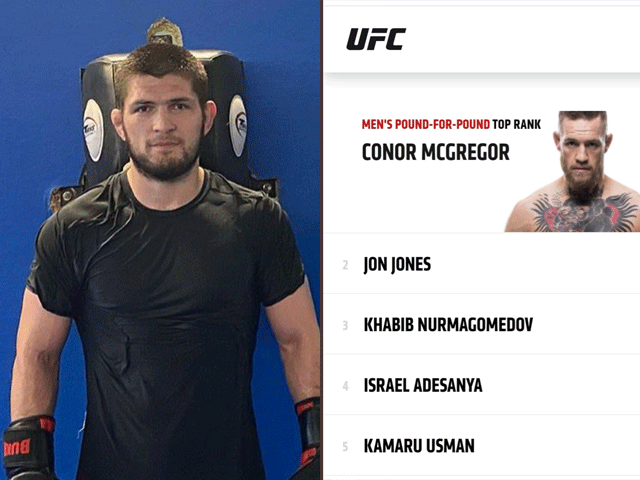 Paniek: Conor McGregor stoot kampioen Khabib van 1e plek in UFC rankings