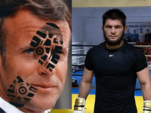 UFC-Kampioen Khabib slaat terug naar Franse president Macron