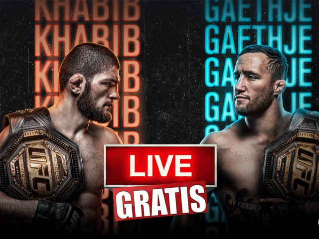 UFC-254 Khabib vs Gaethje zaterdag live kijken om 20:00 uur