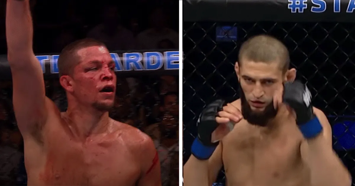 'Dumb Fuck!' Nate Diaz haalt uit naar Khamzat Chimaev