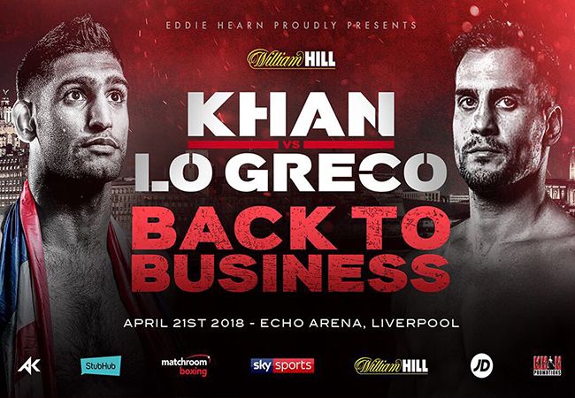 Amir Khan maakt zijn Britse comeback tegen Phil Lo Greco