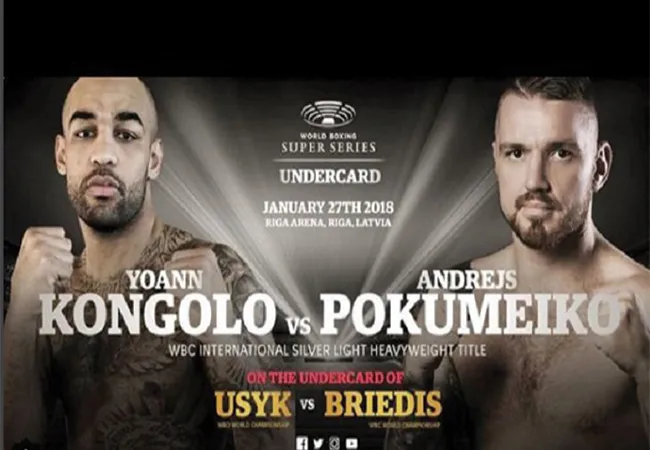 Yoan Kongolo verdedigt WBC Boks Titel tegen Andrejs Pokumeiko