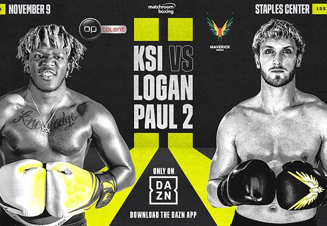 Rematch: Youtube sterren KSI en Paul Logan in prof bokswedstrijd