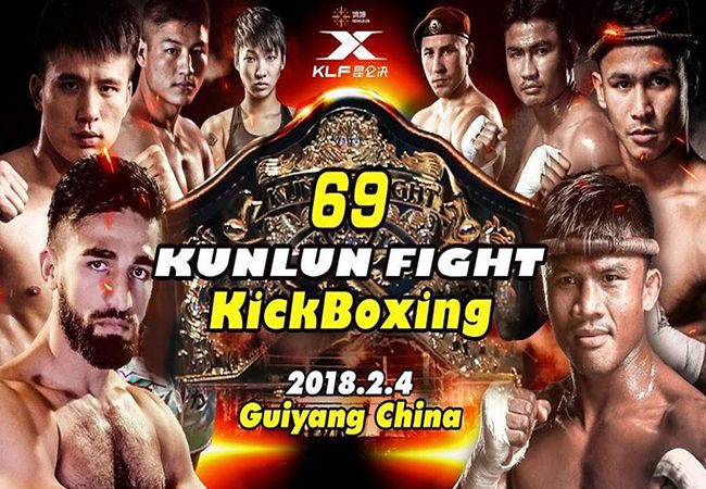 Kunlun Fight Kickboxing 69 Finals' Night verplaatst naar 4 Februari 2018